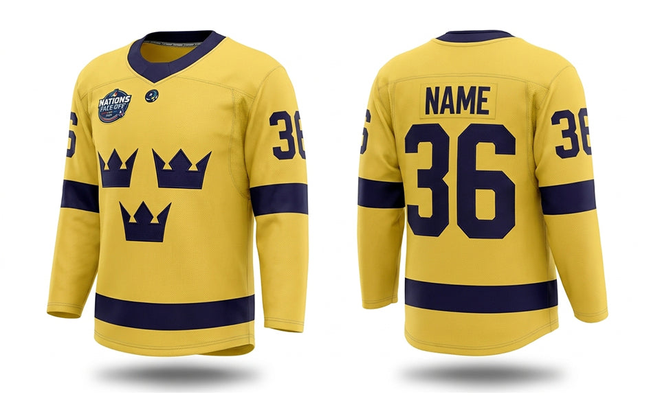 Sweden hockey jersey 4 nations cup