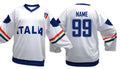Italia hockey jersey white
