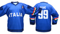 Italia hockey jersey blue