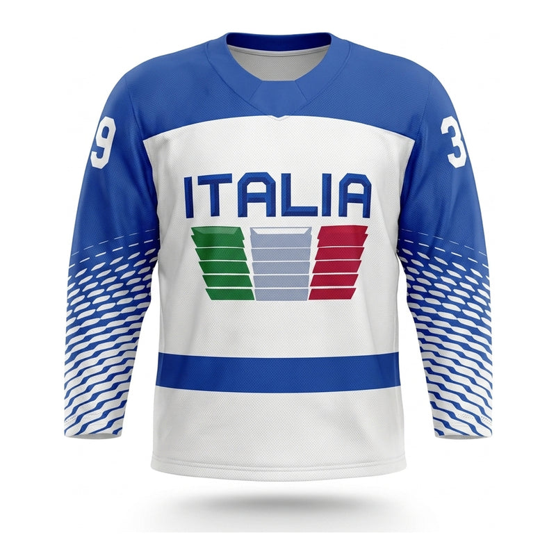Italia hockey jersey white 2026