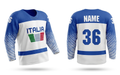 Italia hockey jersey white 2026