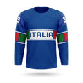 Italia hockey jersey blue - 2026 alternative