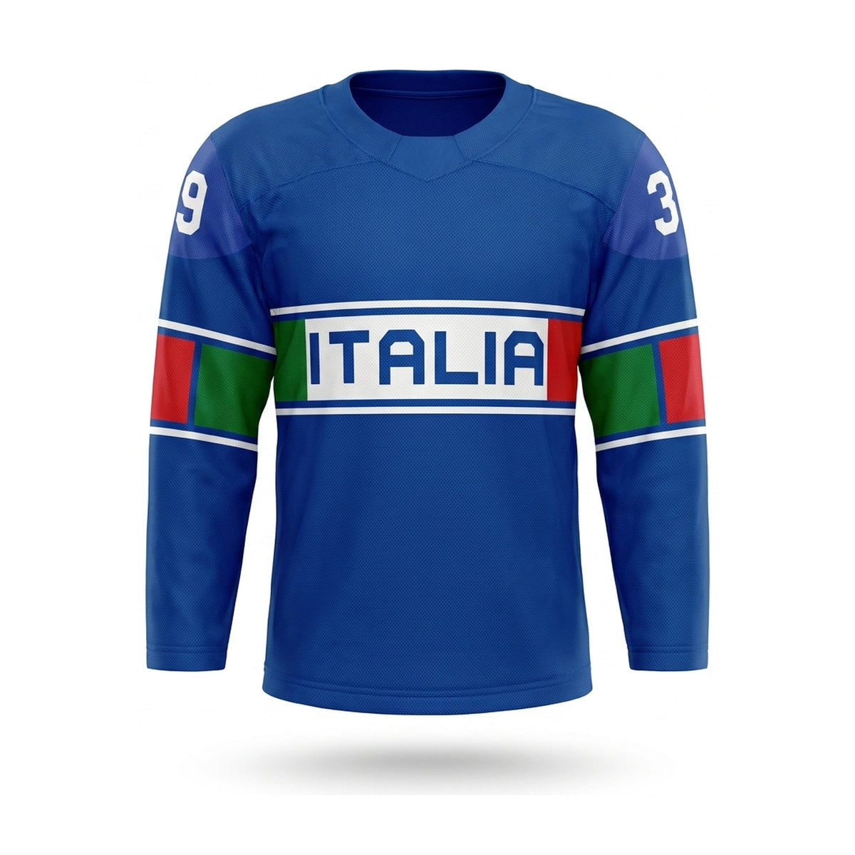 Italia hockey jersey blue - 2026 alternative