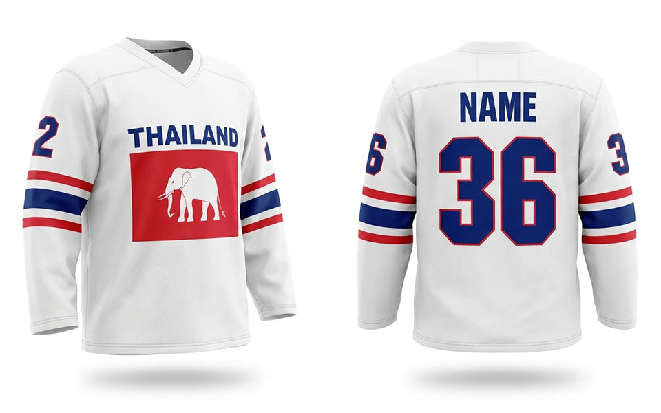 Thailand hockey jersey White