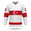 Turkey hockey jersey white