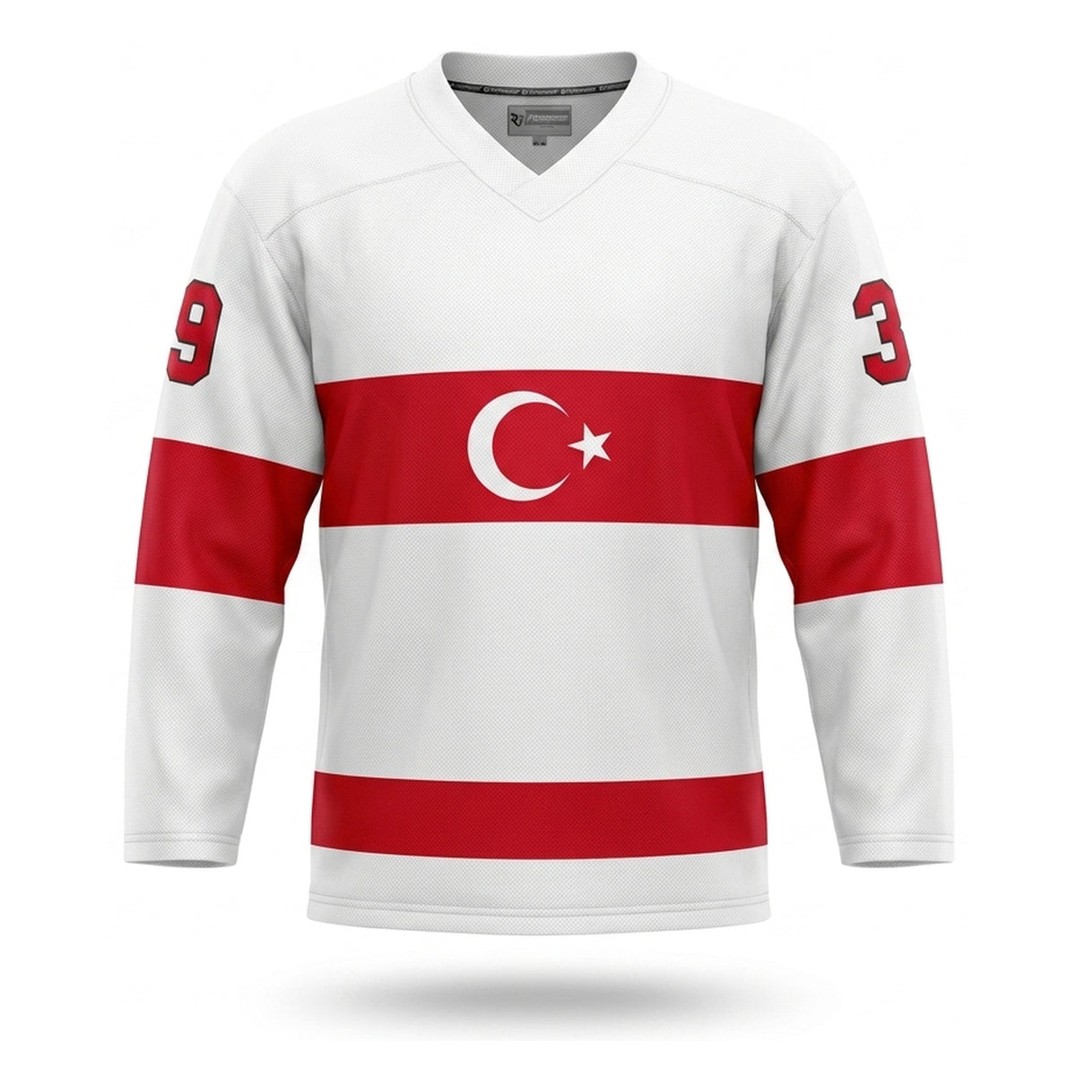 Turkey hockey jersey white