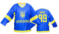 Ukraine hockey jersey blue