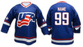 USA hockey jersey blue