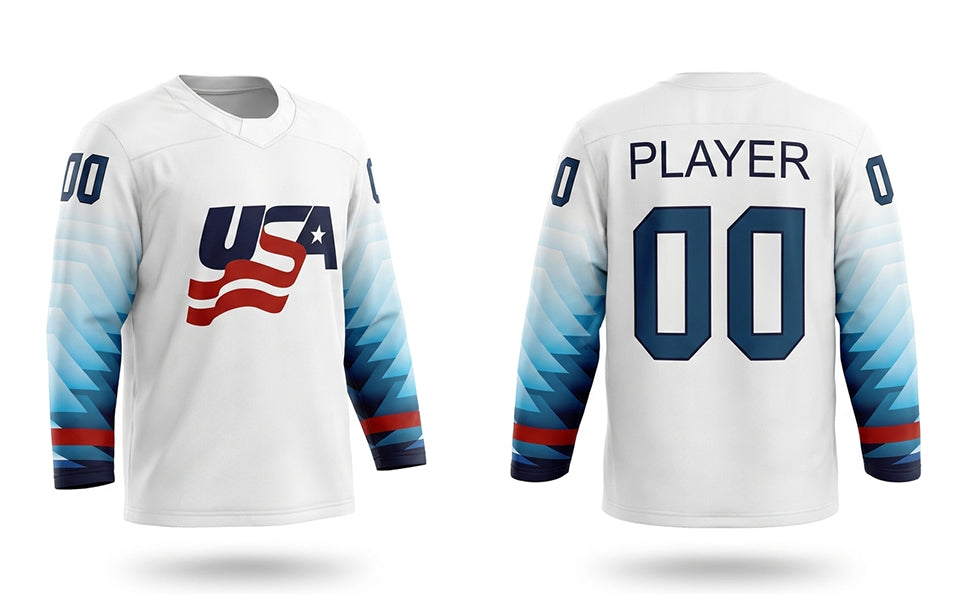 USA hockey jersey white 2019