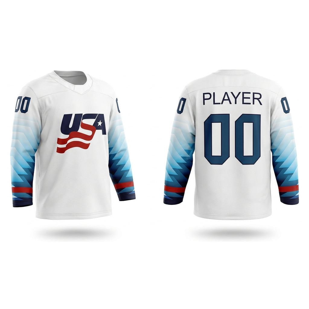 USA hockey jersey white 2019