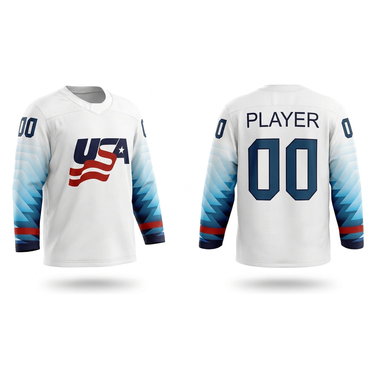 USA hockey jersey white 2019