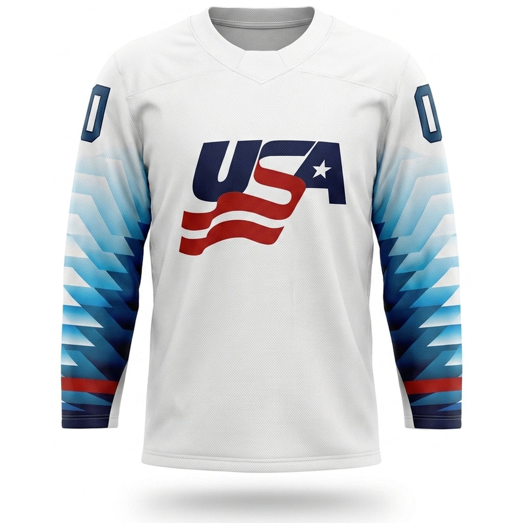 USA hockey jersey white 2019