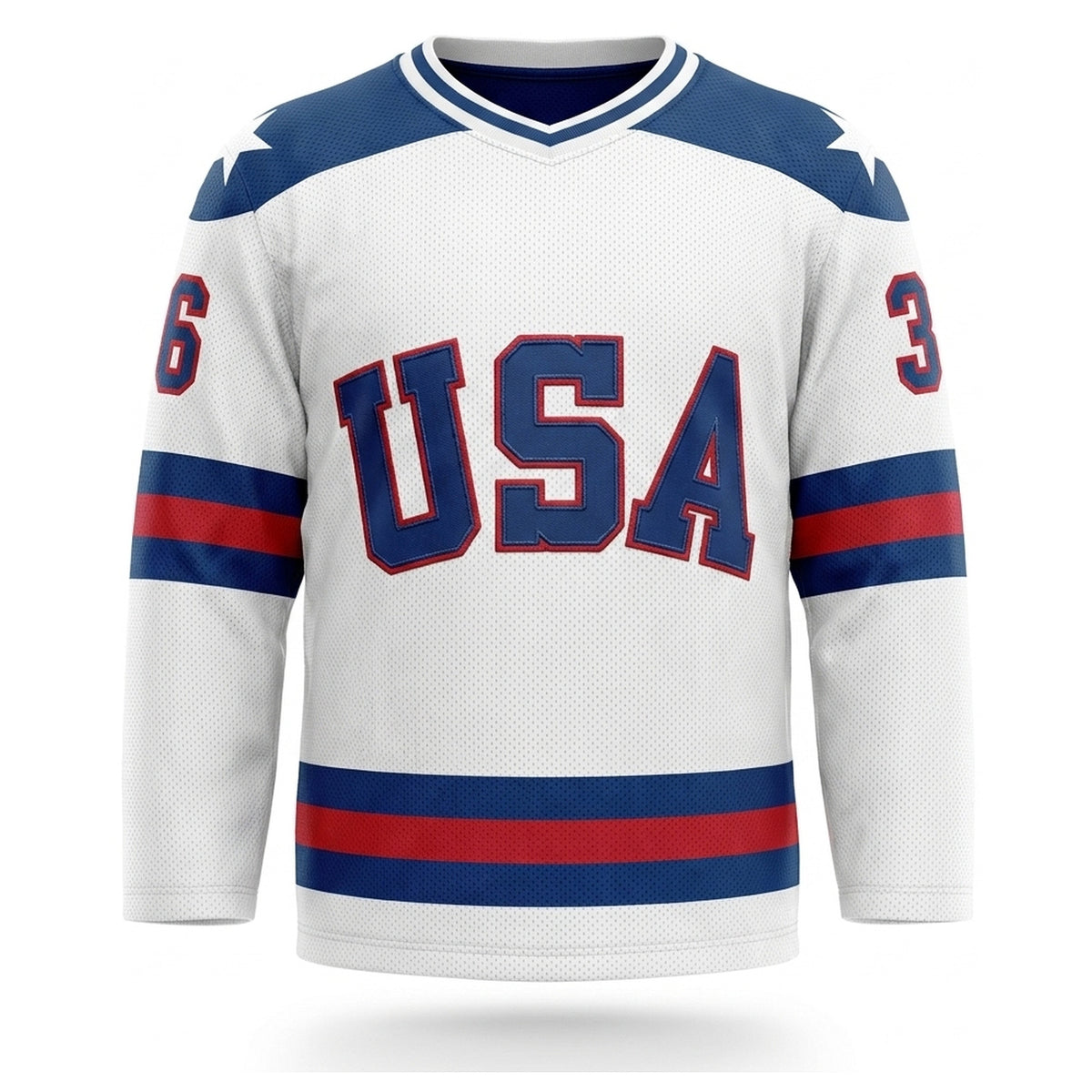 USA 1980 "Miracle on the ice" hockey jersey white