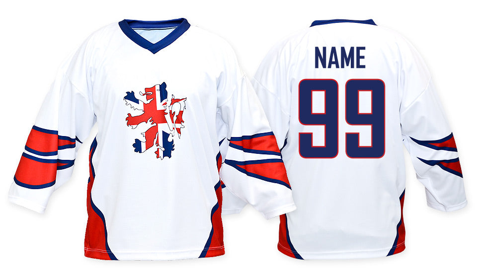 Great Britain hockey jersey white
