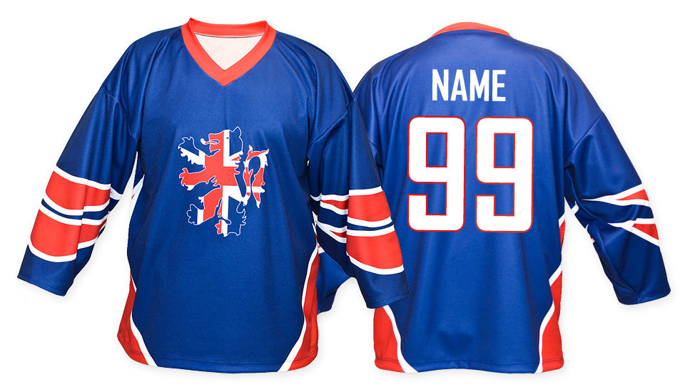 Great Britain hockey jersey blue