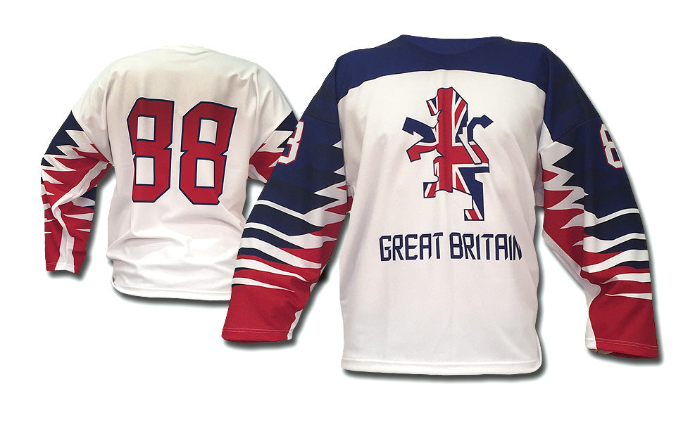 Great Britain hockey jersey white - 2019