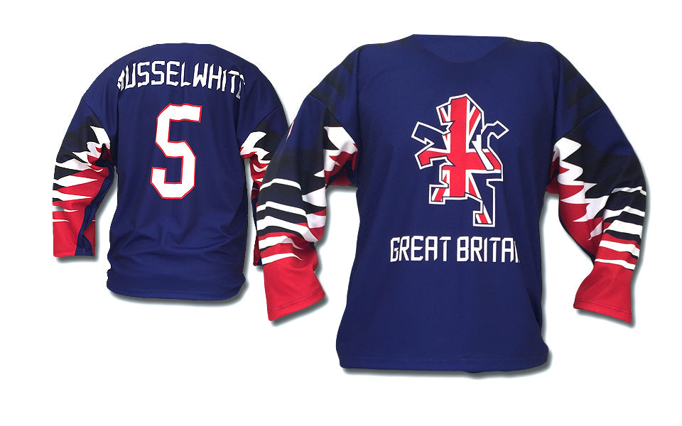Great Britain hockey jersey blue - 2019