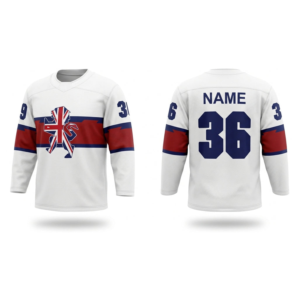 Great Britain hockey jersey white - 2022