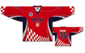 Croatia national hockey game jersey - red