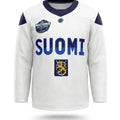 Finland hockey white practice jersey 2025