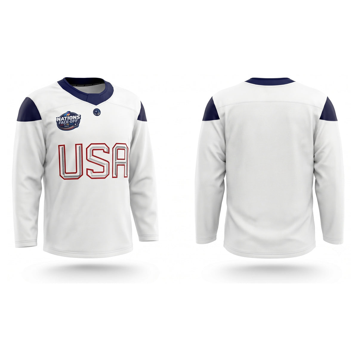 USA hockey white practice jersey 2025