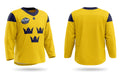 Sweden hockey yellow practice jersey 4 nations cup